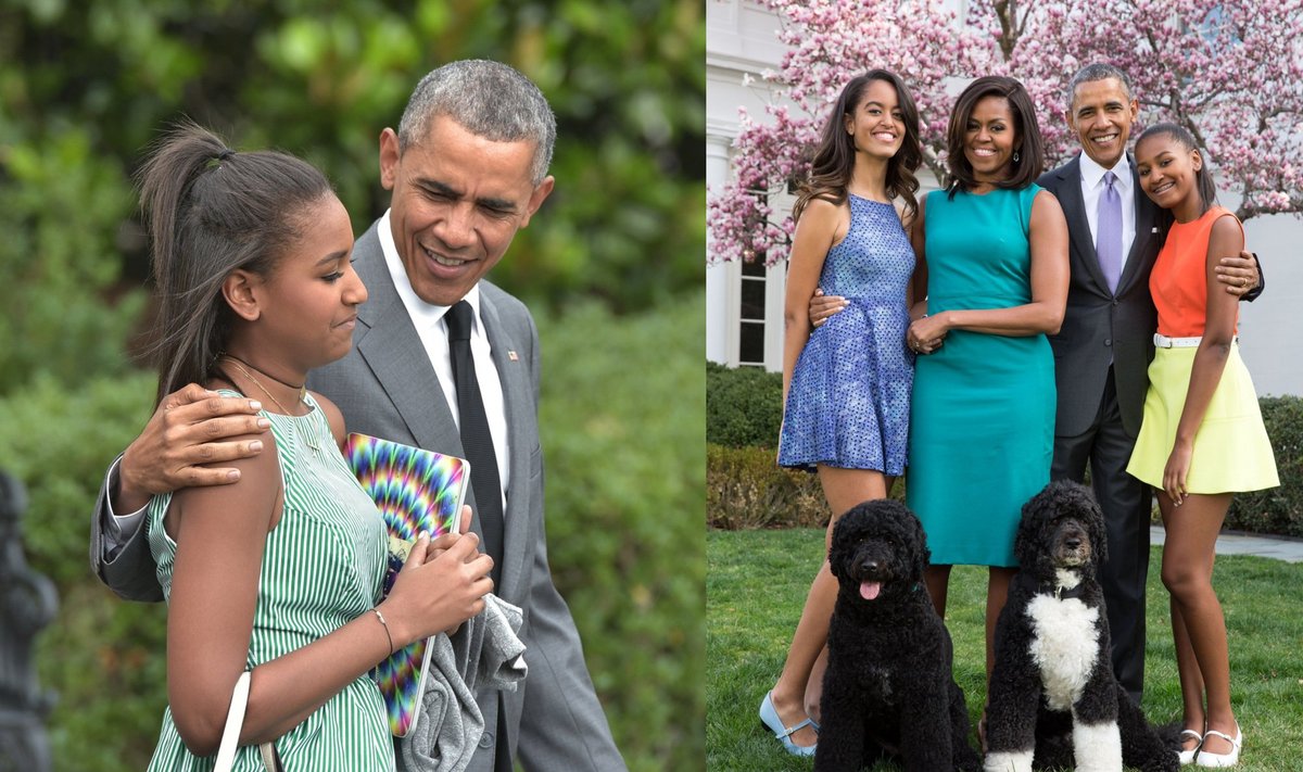 Barackas Obama su šeima