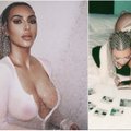 Naujos apsinuoginusios Kim Kardashian nuotraukos drebina internetą dėl visai kitos, itin netikėtos priežasties