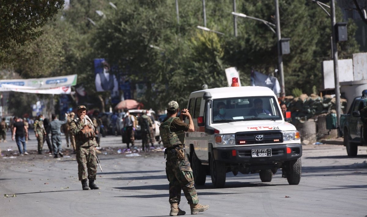 Afganistane per sprogdinimą žuvo du policininkai, nukentėjo 20 vaikų