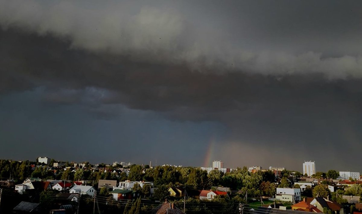 Pro Lietuvą praslinko lietus ("Orai ir klimatas Lietuvoje" nuotrauka)