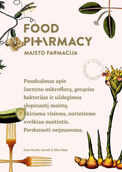 Knygos „Food Pharmacy / Maisto farmacija“ viršelis
