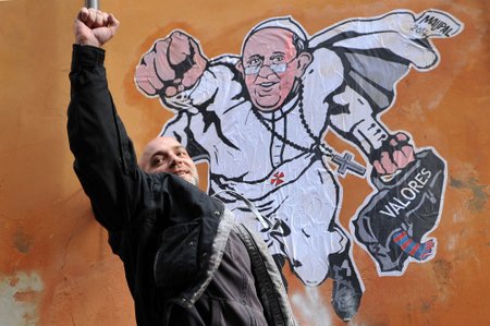 Popiežius Pranciškus – supermenas