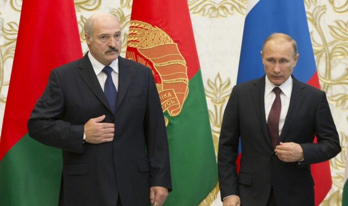 Aleksandras Lukašenka ir Vladimiras Putinas