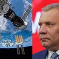 Po pavojingo incidento Tarptautinėje kosminėje stotyje – netikėta Rusijos kosmoso agentūros vadovo žinutė JAV
