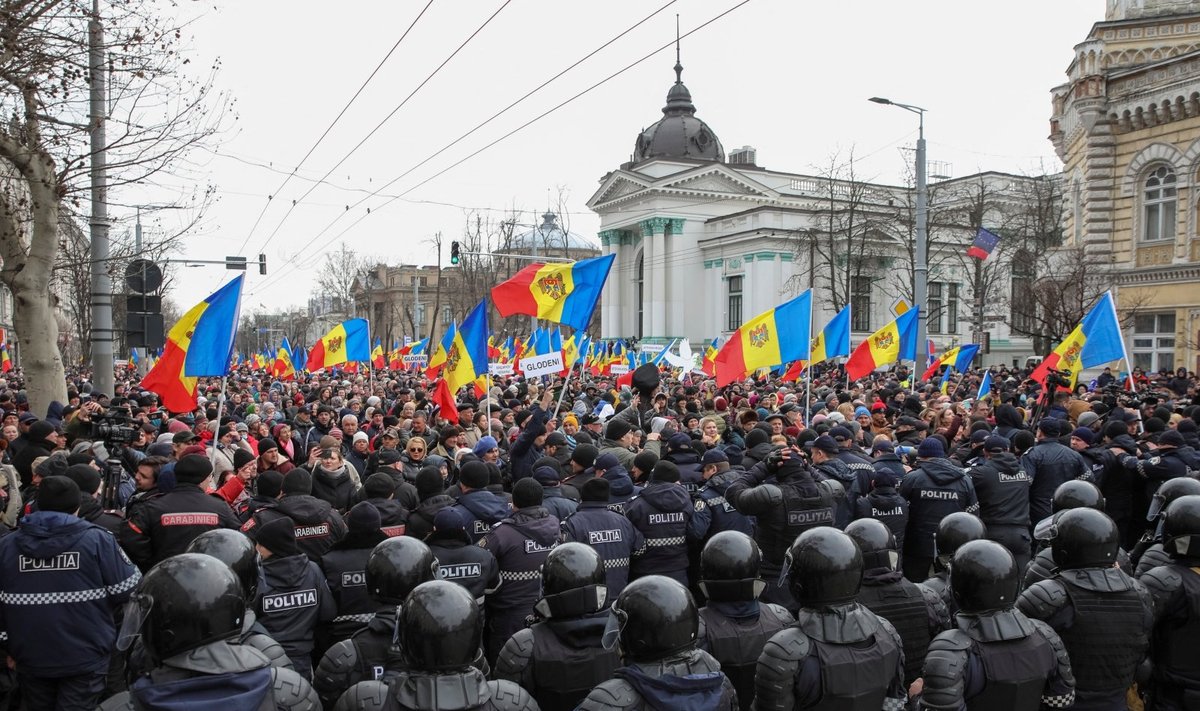 Protestai Moldovoje