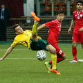 Lietuvos U-21 futbolo rinktinė neatsilaikė prieš latvius