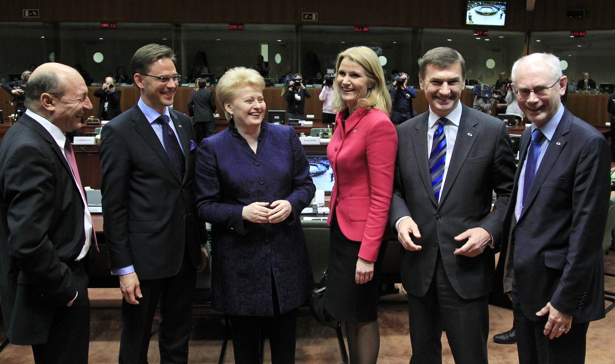 Dalia Grybauskaitė Europos vadovų taryboje