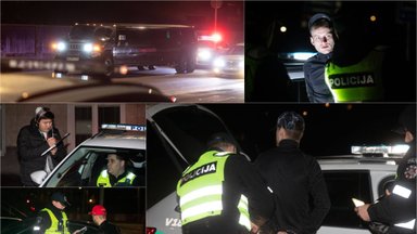 Ночной рейд в Вильнюсе: пьяный молодой человек с "амнезией" и водитель лимузина без прав