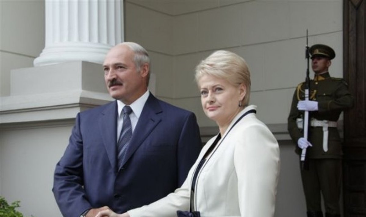 Aleksandras Lukašenka ir Dalia Grybauskaitė