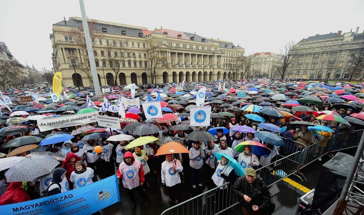 Protestas Vengrijoje