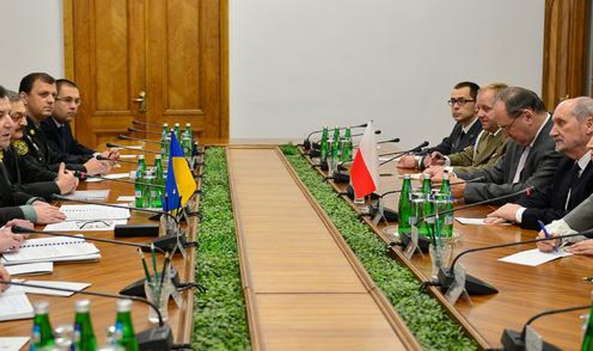 Minister Antoni Macierewicz z wizytą w Kijowie. Foto: MON RP