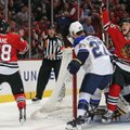 „Blackhawks“ pergalę per pratęsimą lėmė puikus P. Kane'o solo reidas