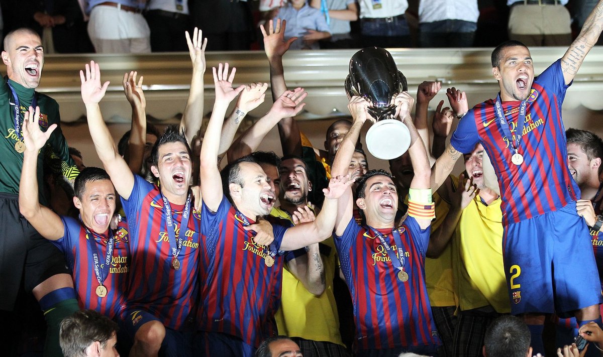 "Barcelona" iškovojo UEFA Supertaurę