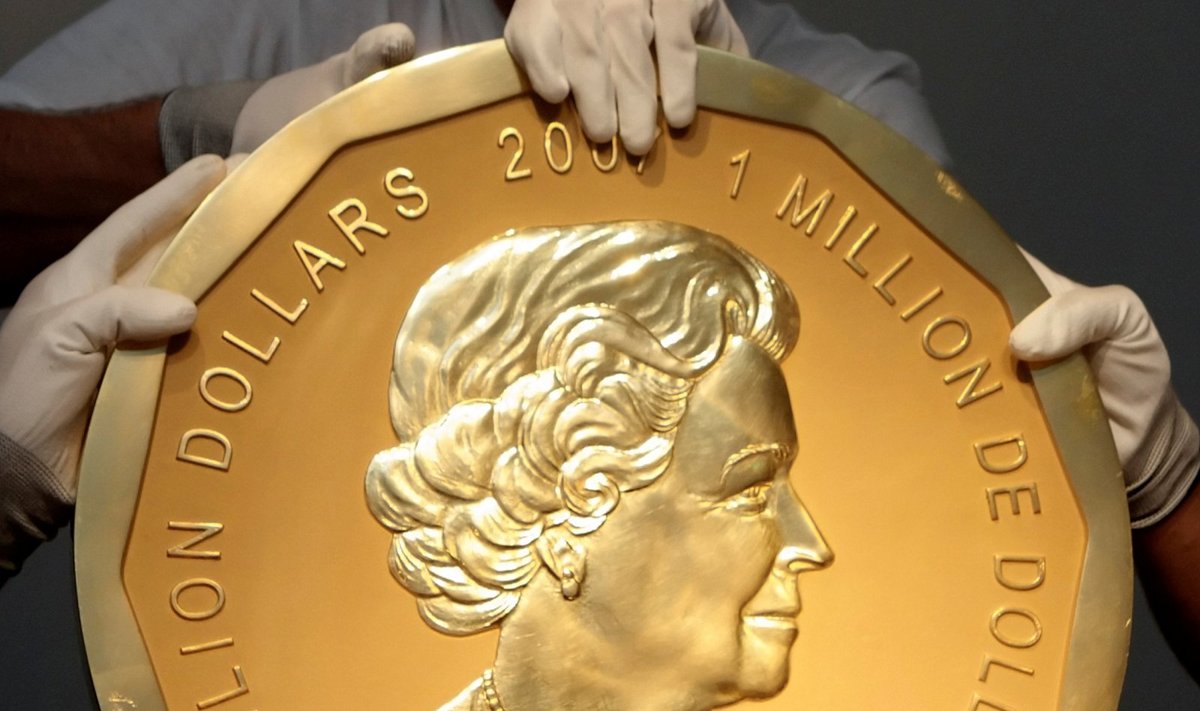 Berlyne už 100 kg auksinės monetos vagystę nuteisti kalėti trys vyrai