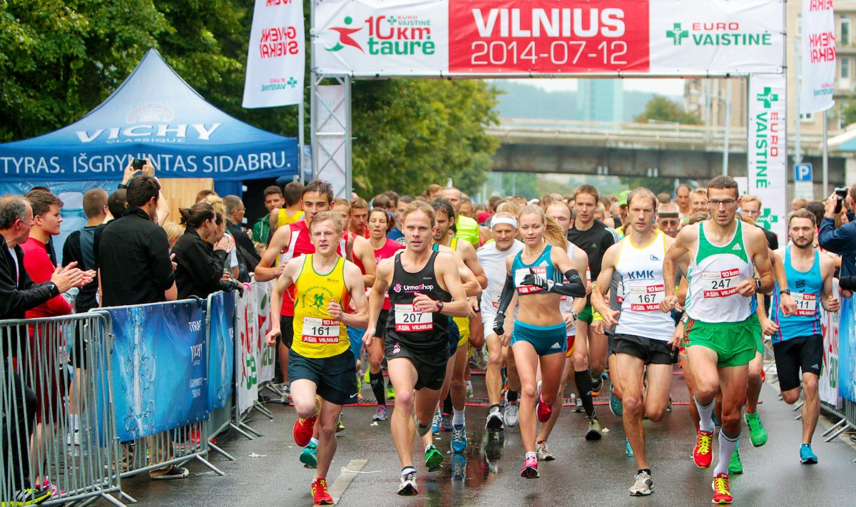 Vilniuje praūžė penktasis „Eurovaistinės 10 km bėgimo taurės“ etapas