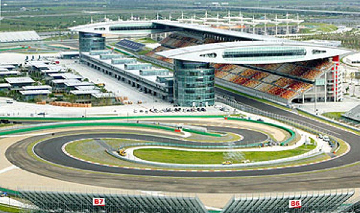 "Formulės-1"  trasa Šanchajuje