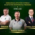 2021-ųjų Lietuvos futbolo apdovanojimai: trys geriausi vyrų komandų treneriai