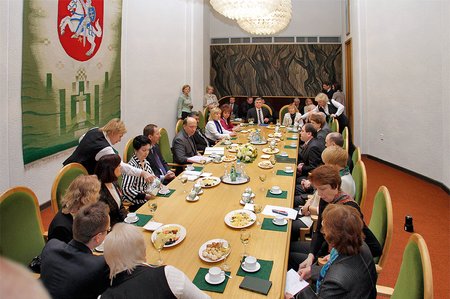 Встреча Совета нацобщин с премьером Андрюсом Кубилюсом