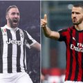 Italijos milžinų mainai: Higuainas – į „AC Milan“, Bonucci – į „Juventus“