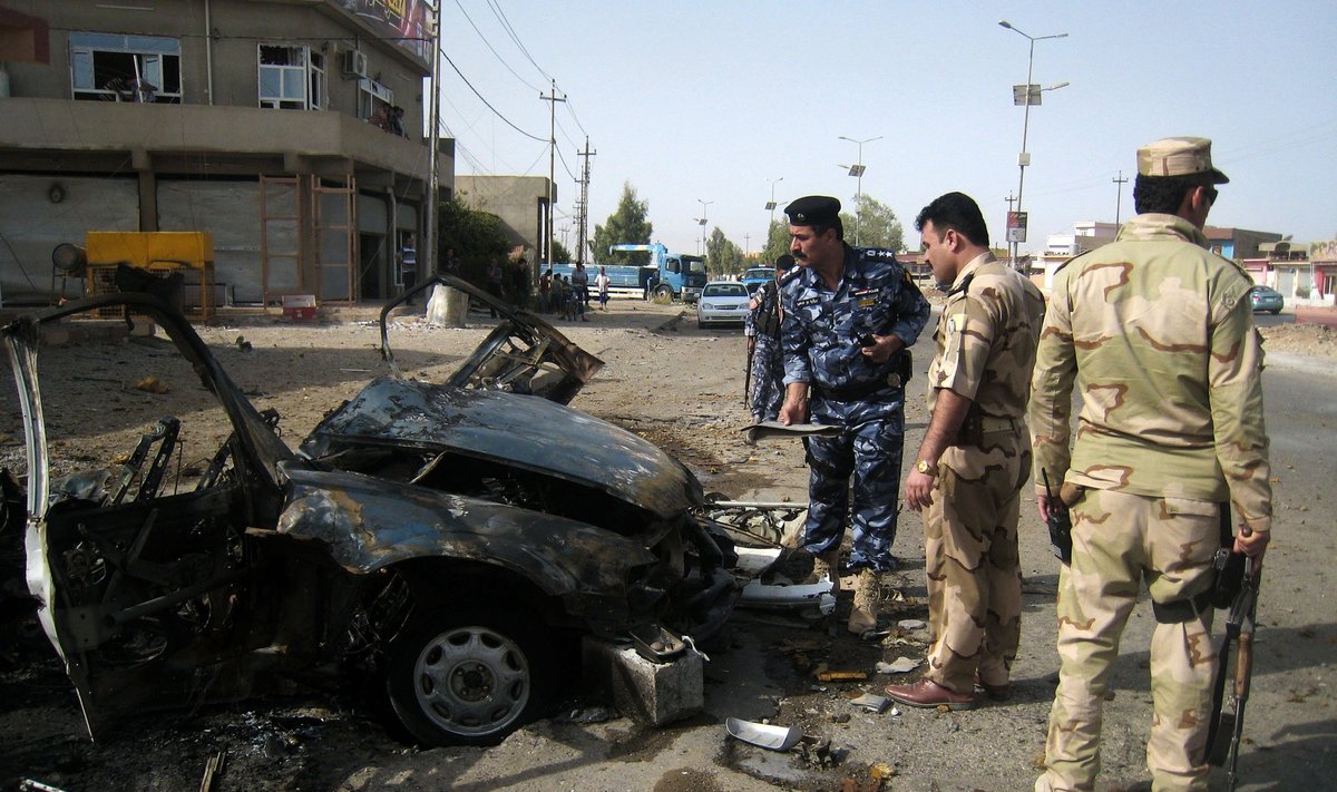 Irake, Bagdade susprogdintas automobilis