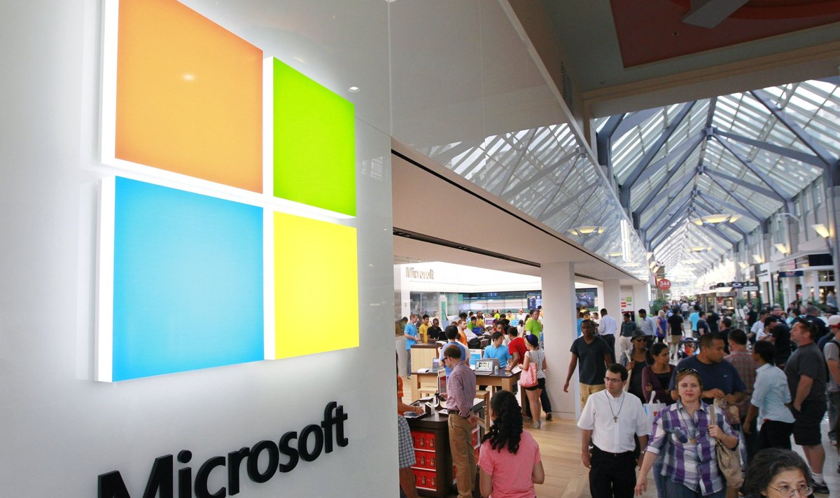 Naujas "Microsoft" logotipas