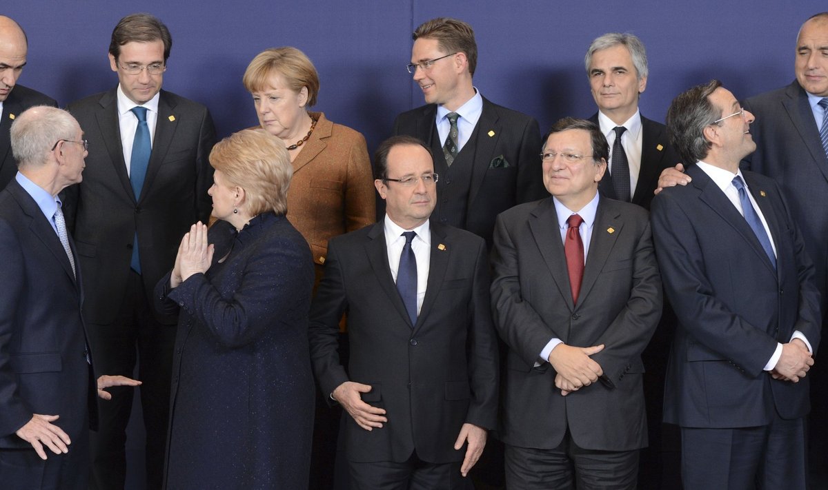ES lyderių derybos Briuselyje