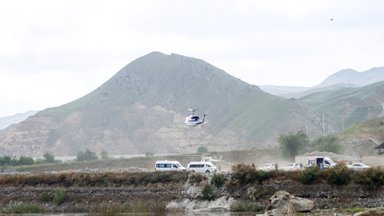 Surastas Irano prezidento sraigtasparnis, bet „kol kas jokių ženklų, kad keleiviai būtų gyvi“