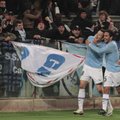 Italijoje - dešimtyje žaidusio ir 0:2 atsilikusio „Lazio“ klubo pergalė