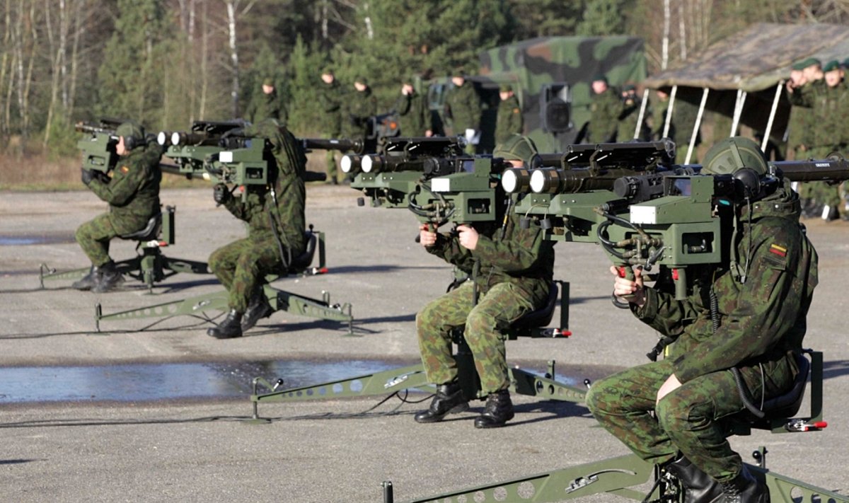 „Stinger“ paleidėjai Lietuvos kariuomenėje