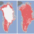 NASA užfiksavo stulbinantį Grenlandijos ledyno tirpimą