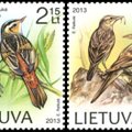 Saugomų paukščių atvaizdai papuoš du pašto ženklus
