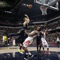 NBA naktis: rezultatyvumu blykstelėjęs D. Sabonis neišgelbėjo „Pacers“ nuo sutriuškinimo