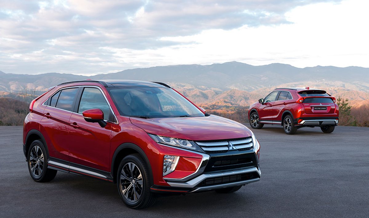 „Mitsubishi Eclipse Cross“ suteiktas 5 žvaigždučių „Euro NCAP“ saugumo reitingas