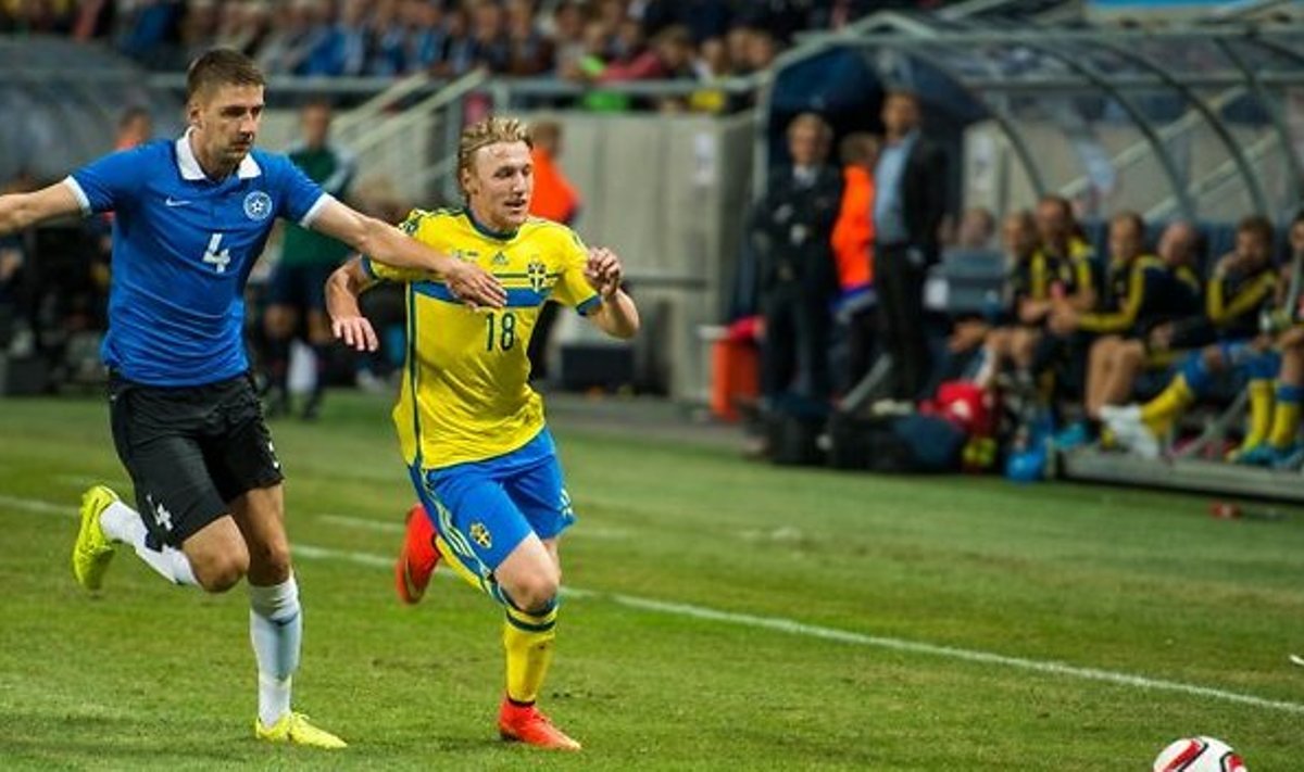 Draugiškos futbolo rungtynės: Estija - Švedija