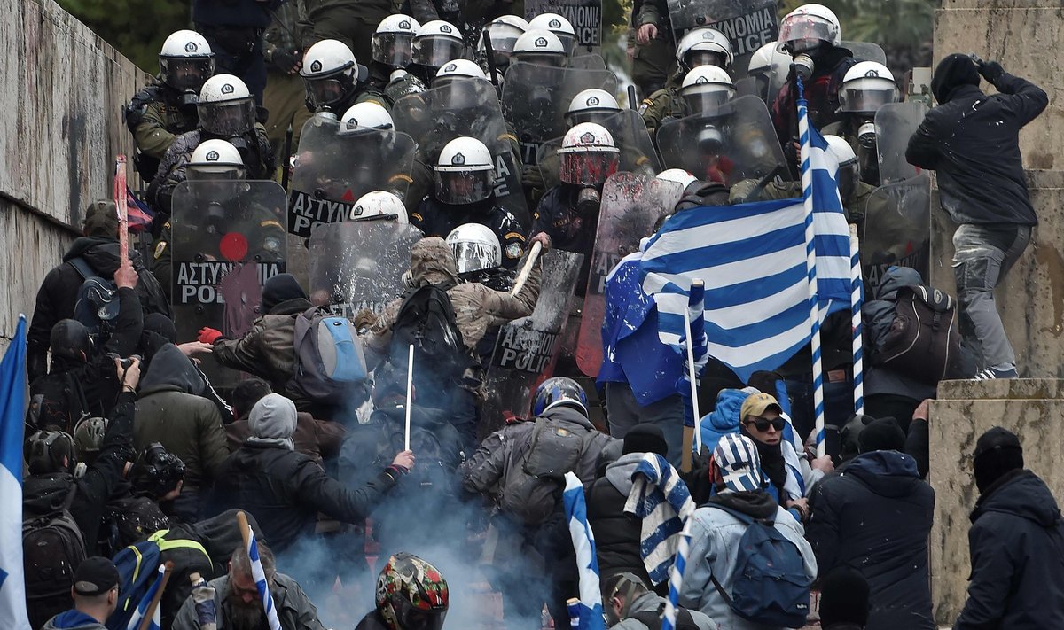 Protestas Atėnuose