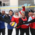 Pjongčango olimpinėse žaidynėse – parodomasis sniego tinklinio legendų mačas