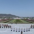 Šimtai Šiaurės Korėjos karių prisiekė ištikimybę Kimų dinastijai