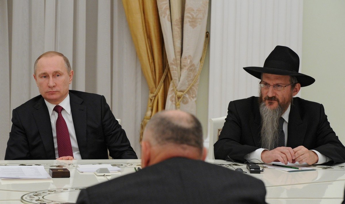 V. Putino susitikimas su Europos žydų kongreso atstovais