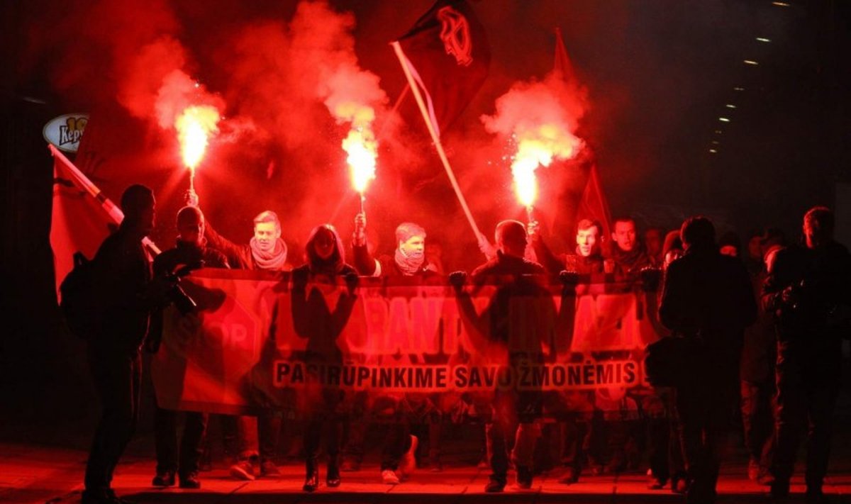 Protestas Kaune prieš pabėgėlius
