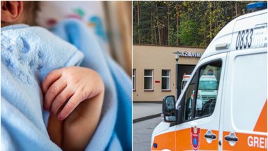 Į ligoninę Vilniuje pristatytas sužalotas kūdikis