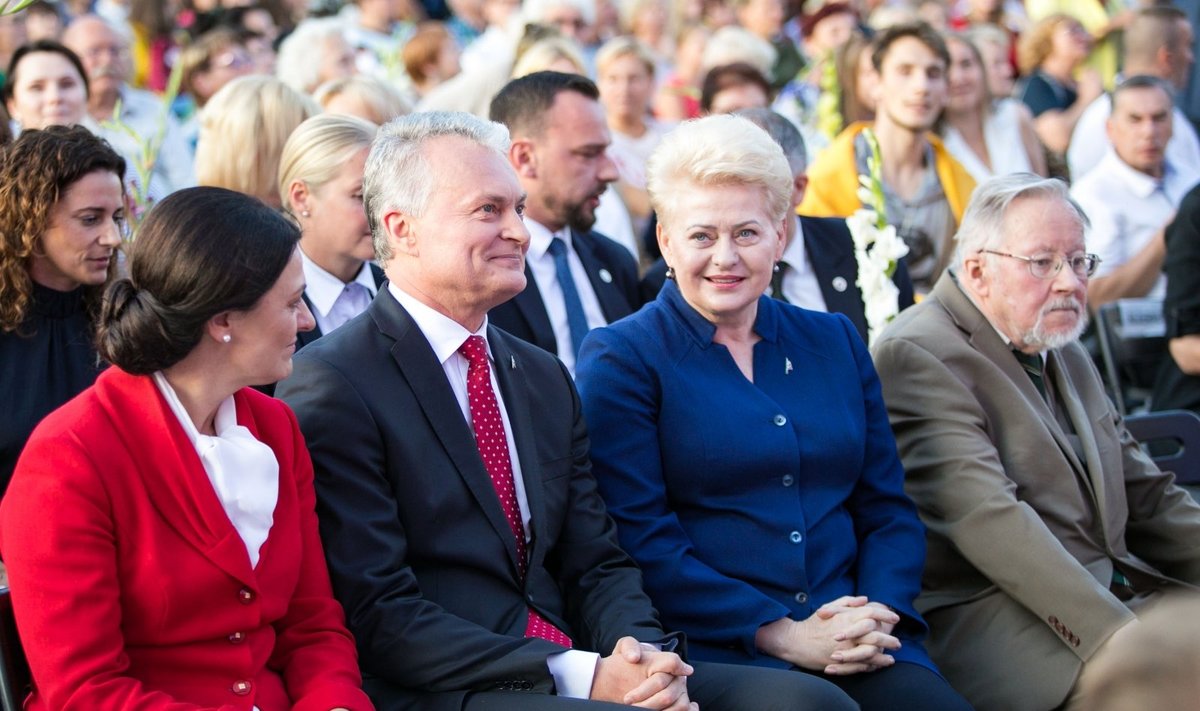 Diana Nausėdienė, Gitanas Nausėda, Dalia Grybauskaitė, Vytautas Landsbergis