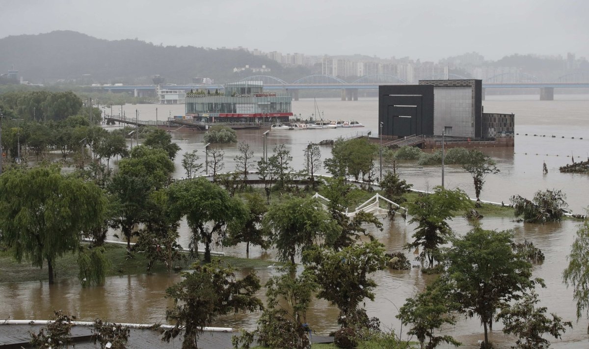 Potvyniai Pietų Korėjoje