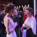 Didžiosios Britanijos princas Williamas su žmona Kate pasveikino BAFTA laimėtojus