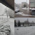 Pasidalinkite! Skaitytojai fiksuoja Lietuvoje vėl iškritusį sniegą