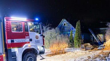 Kretingos rajone kilusiame gaisre žuvo vyriškis