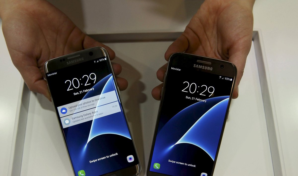 Samsung S7 ir S7 Edge pristatymas