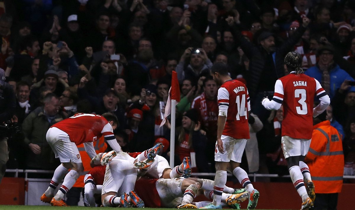 Londono “Arsenal“ futbolininkų triumfas