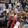 „Raptors“ klubas su J.Valančiūnu namuose neatsilaikė prieš „Wizards“ ekipą