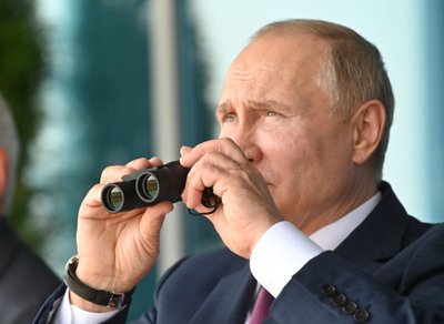 Vladimiras Putinas MAKS parodoje