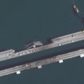 Появились новые снимки поврежденного Крымского моста